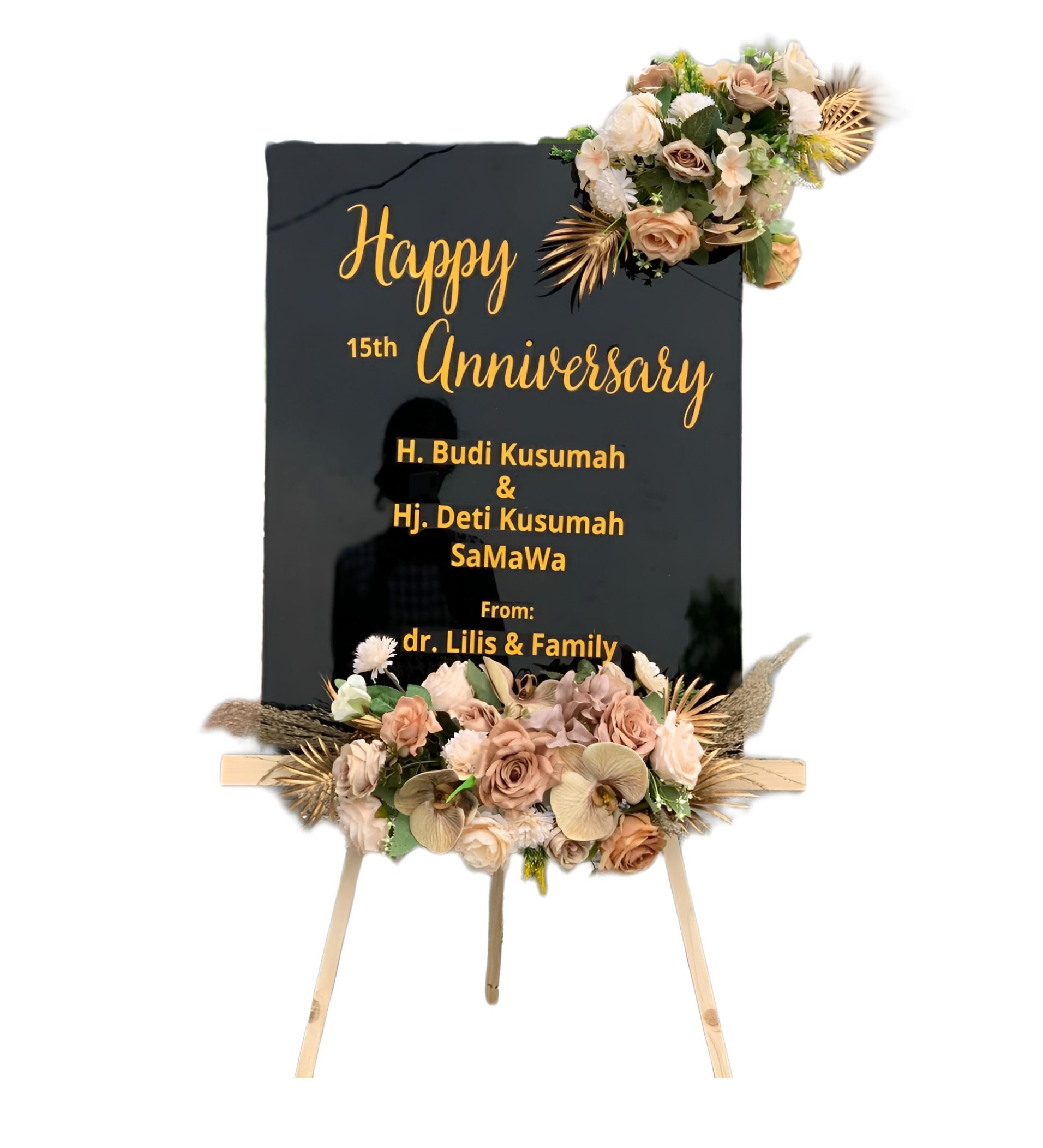 Papan Bunga Akrilik Cikalongwetan